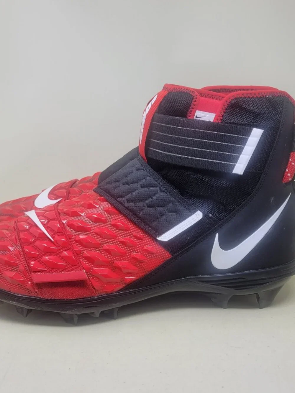 Nike Force Savage Elite 2 Men's Size 17 Football Cleats Black Red AH3999-003
